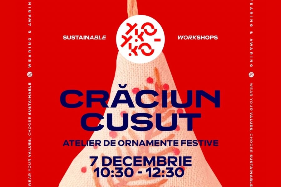 Crăciun Cusut: atelier de ornamente handmade YKO-YKO